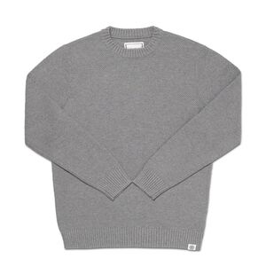 Long Wharf Sweater Mens M Madaket Seawell Crew Light Grey New Quiet Luxury